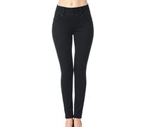 Little Vintage Girls Wax Women's Jeans Butt I Love You Push-up 3 Button Skinny - black - 5