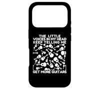 Little Voices in My Head Keep Telling Me to Get More Guitars Case for iPhone 17 Pro