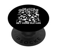 Little Voices in My Head Keep Telling Me to Get More Guitars PopSockets Adhesive PopGrip
