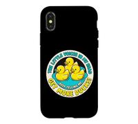 Little Voices Keep Telling Me Get More Ducks Graphic Case for iPhone X/XS