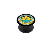 Little Voices Keep Telling Me Get More Ducks Graphic PopSockets Adhesive PopGrip