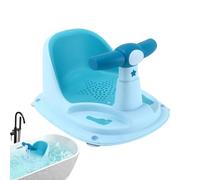 Little Whale Adjustable Toddler Bath Seat with Suction Cups - Non Slip, Shower Chair for Baby