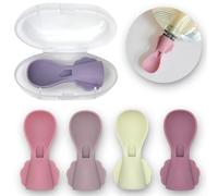 Little Whispers Baby Food Pouch Spoon Attachments - Stage 1, Small - 5 Pack (Blossom)