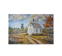 Little White Chapel Jigsaw Puzzles 500 Piecing Friends Family Activity Game Nights Gifts
