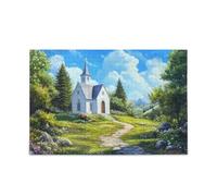 Little White Chapel Jigsaw Puzzles 500 Piecing Perfect for Game Nights