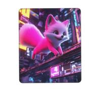 Little White Dog Mouse Pad Black Durable Soft Waterproof Non-Slip Rubber Leather with Stitched Edge Gaming Mouse Pads for Desk Office Laptop11.8 x9.8