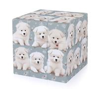 Little White Dogs Pattern Magic Cube,The Original 3x3 Cube,Speed Cube Problem-Solving Brain Teaser,Easy Turning Sensory Puzzle Toy,Sensory Stress Relief Form Fidget Toys