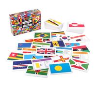Little Wigwam Flags Of The World Flash Cards - Set of 216 Flags + Country Information
