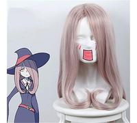 Little Witch Academia Sucy Mambavaran Wig Cosplay Costume Sucy Manbavaran Long Pink Purple Synthetic Hair for Women Party Wigs KUZ435b