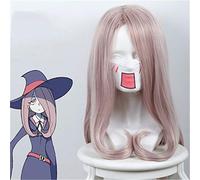 Little Witch Academia Sucy Mambavaran Wig Cosplay Costume Sucy Manbavaran Long Pink Purple Synthetic Hair for Women Party Wigs KUZ435b