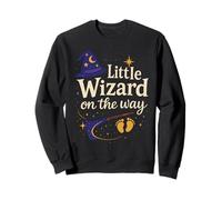 Little Wizard On The Way Halloween Pregnancy Announcement Sweatshirt