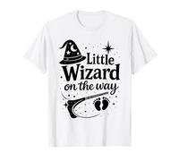 Little Wizard On The Way Halloween Pregnancy Announcement T-Shirt