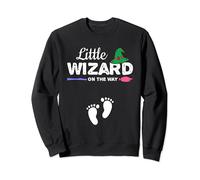 Little Wizard On The Way Spooky Halloween Pregnancy Reveal Sweatshirt