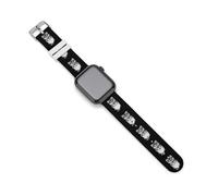 Little Wolf Pup in Pocket Silicone Watch Straps Compatible For IWatch 38mm 40mm 42mm 44mm Watchbands