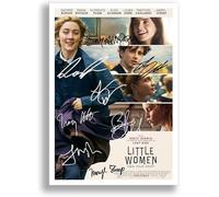 Little Women Cast Signed A4 Poster Photo Print Framed Autograph Gift 2019 Movie Film (A3 Poster only)