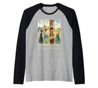 Little Women in literature, Jane Austen, Bronte Sisters Raglan Baseball Tee