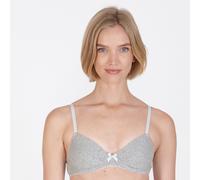 Little Women KIKI Cotton Non-Wired T-Shirt Bra - Grey - 32AA