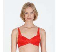Little Women Millie High Apex Non-Wired Medium Removable Padded Bra - Red - 40A