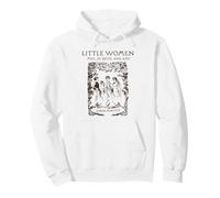 Little Women Vintage Book Cover Meg Jo Beth and Amy Pullover Hoodie
