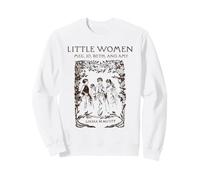 Little Women Vintage Book Cover Meg Jo Beth and Amy Sweatshirt
