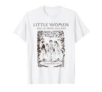 Little Women Vintage Book Cover Meg Jo Beth and Amy T-Shirt