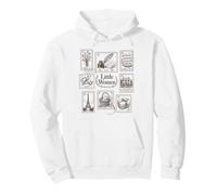 Little Women Vintage Postage Stamps Meg Jo Beth Amy Pullover Hoodie