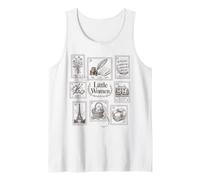 Little Women Vintage Postage Stamps Meg Jo Beth Amy Tank Top