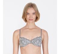 Little Women Women's 'Antonia' Fixed Padded Underwired Bra in Grey | Size: 32AAA Little Women Grey 32AAA