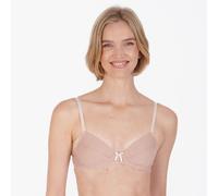 Little Women Women's 'KIKI' Cotton Non-Wired T-Shirt Small Cup Bra in Light Beige | Size: 42AAA Little Women Light Beige 42AAA