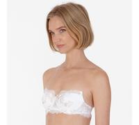 Little Women Women's 'Serenity' Wired Multiway Fixed Padding Bra in White | Size: 34A Little Women White 34A