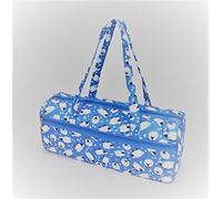 Little Wool Shop Holdall Style Knitting Bag, Pretty Sheep Design On Blue 2 Sizes (1 Supplied) (Standard (43x17x15cm))