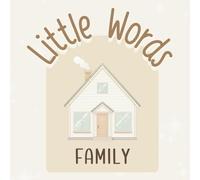 Little Words - FAMILY: A Gentle First Words Book in Rhyme for Babies and Toddlers - Neutral and Beige Aesthetic and an introduction to words in Spanish