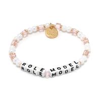 Little Words Project Mother's Day Gifts, The Original Word Bracelet, Made with Colorful Beads and Plated Brass Hardware, Handcrafted Design & Positive Message, S/M, Brass, no gemstone