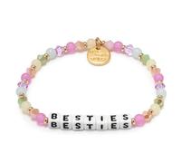 Little Words Project Mother's Day Gifts, The Original Word Bracelet, Made with Colorful Beads and Plated Brass Hardware, Handcrafted Design & Positive Message, S/M, Brass, no gemstone