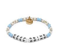 Little Words Project Original and Friendship Bracelet, Made with Colorful Beads and Plated Brass Hardware, Handcrafted Design & Positive Message, L/XL, Stone, no gemstone