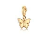 Little Words Project Puffy Butterfly Charm, Customizable Jewelry for Bracelets, Necklaces, Keychains & More