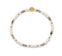Little Words Project Strand of Pearl Bracelet, The Original Word Bracelet, Made with Colorful Beads and Plated Brass Hardware, Handcrafted Design & Positive Message, Size ML