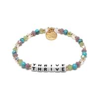 Little Words Project Thrive Bracelet, The Original Word Bracelet, Made with Colorful Beads and Plated Brass Hardware, Handcrafted Design & Positive Message, Size XS