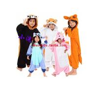 (Little Yellow Chicken, 100 for height 90-100cm) Children's chicken, duck, Dalmatian, flying mouse, Sesame Street squirrel, horse, turtle cartoon one-piece pajamas performance costumes