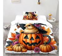 Little Yellow Chicken Duvet Cover Sets - Premium Microfiber Duvet Cover Sets 2 PCs Non Iron Luxury Bedding Set With Zipper Closure Single(135x200cm)
