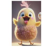 Little Yellow Duck 1000 Pieces Wooden Jigsaw Puzzle for Adults Puzzles Brain Exercise Challenge High Difficulty Game for Kids 78×53cm