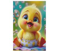 Little Yellow Duck Jigsaw Puzzles for Adults 1000 Pieces Puzzle Brain Teaser And Children Premium Quality Wooden 78×53cm