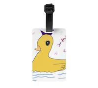Little Yellow Duck Luggage tag Hanger Protects Privacy and is a Must-Have for Travel and is Durable
