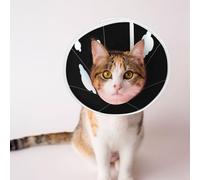Little Yellow Duck On The Cloud Elizabeth Circle Pet Cone Cat Neck Adjustable Dog Pet Ring Accessory