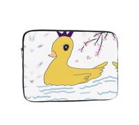 Little Yellow Duck Printed Laptop Protective Case Portable Laptop Bag Suitable for Everyday Use 12 inch