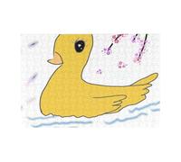 little yellow duck Wooden Jigsaw Puzzle Horizontal 300 Pieces for Family Leisure and Creativity Enhancement