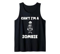 Little Zombies Halloween Dead Can't I'm a Zombie Tank Top