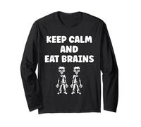 Little Zombies Halloween Dead eat Brains Zombie Long Sleeve T-Shirt