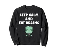 Little Zombies Halloween dead eat brains Zombie Sweatshirt