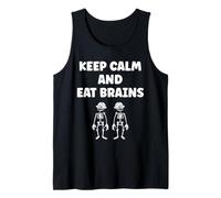 Little Zombies Halloween Dead eat Brains Zombie Tank Top